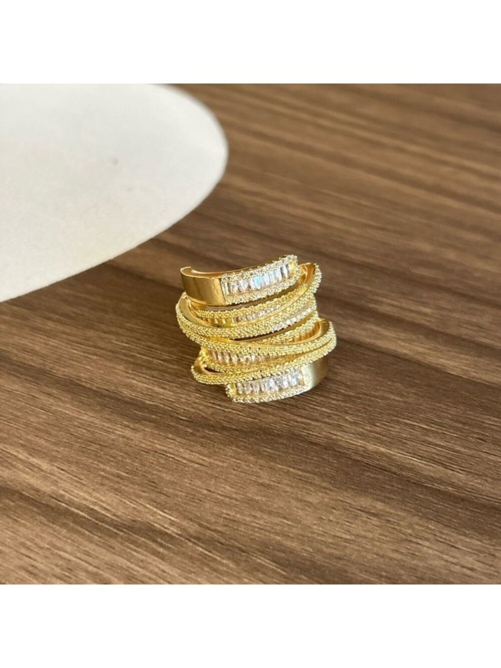 Multi diamond ring Q352 - Picture 5 of 7